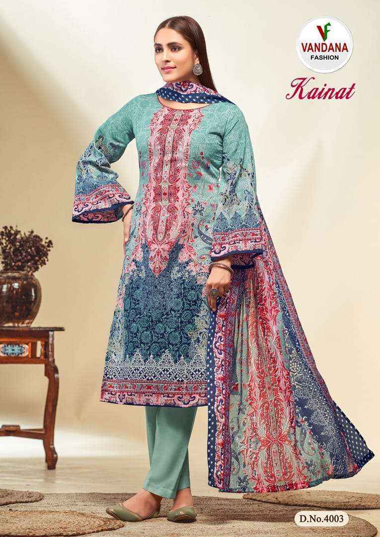 Vandana Fashion Kainat Vol 4 Cotton Dress Material 10 pcs Catalogue