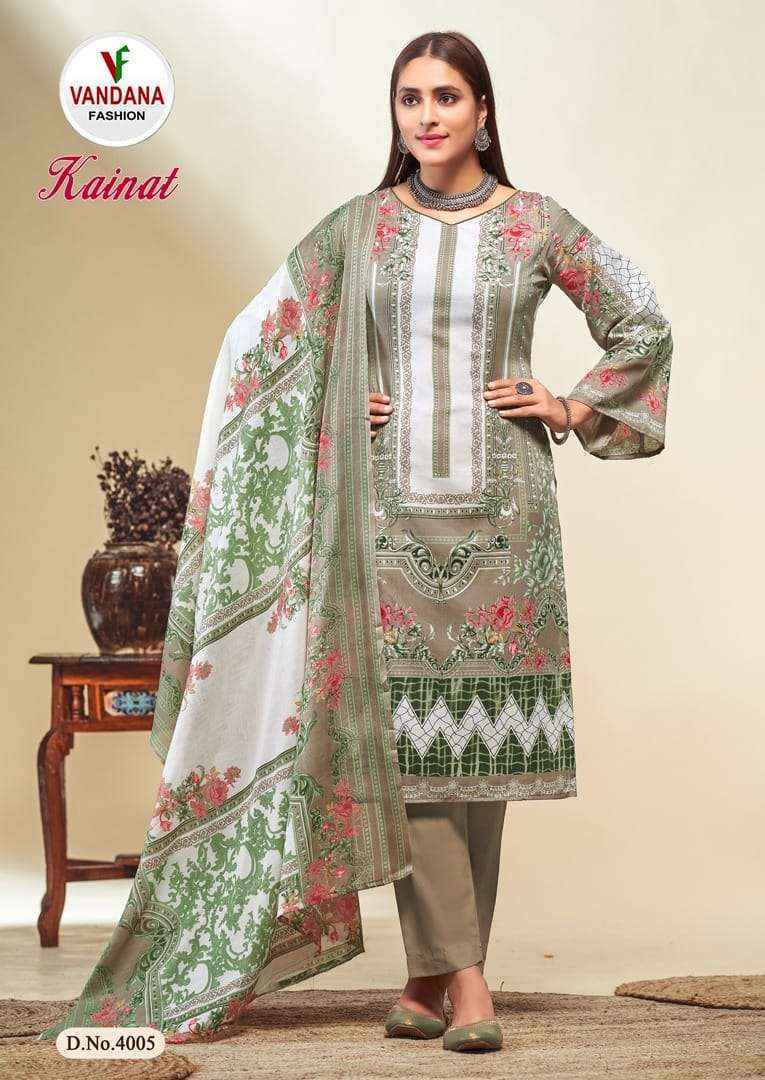 Vandana Fashion Kainat Vol 4 Cotton Dress Material 10 pcs Catalogue
