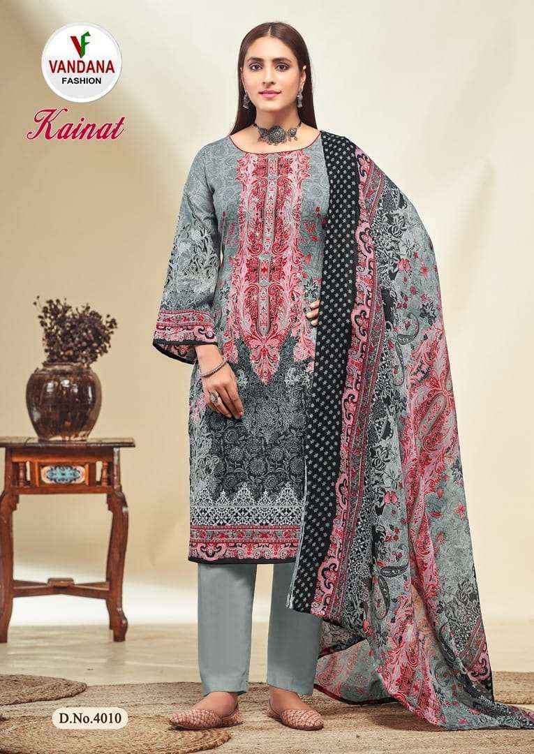 Vandana Fashion Kainat Vol 4 Cotton Dress Material 10 pcs Catalogue