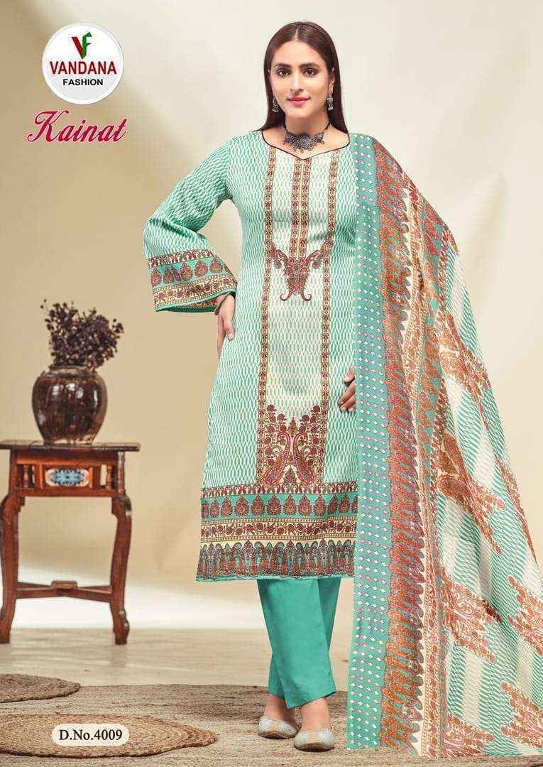 Vandana Fashion Kainat Vol 4 Cotton Dress Material 10 pcs Catalogue