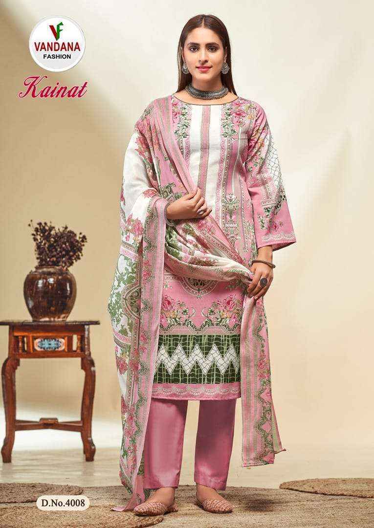 Vandana Fashion Kainat Vol 4 Cotton Dress Material 10 pcs Catalogue