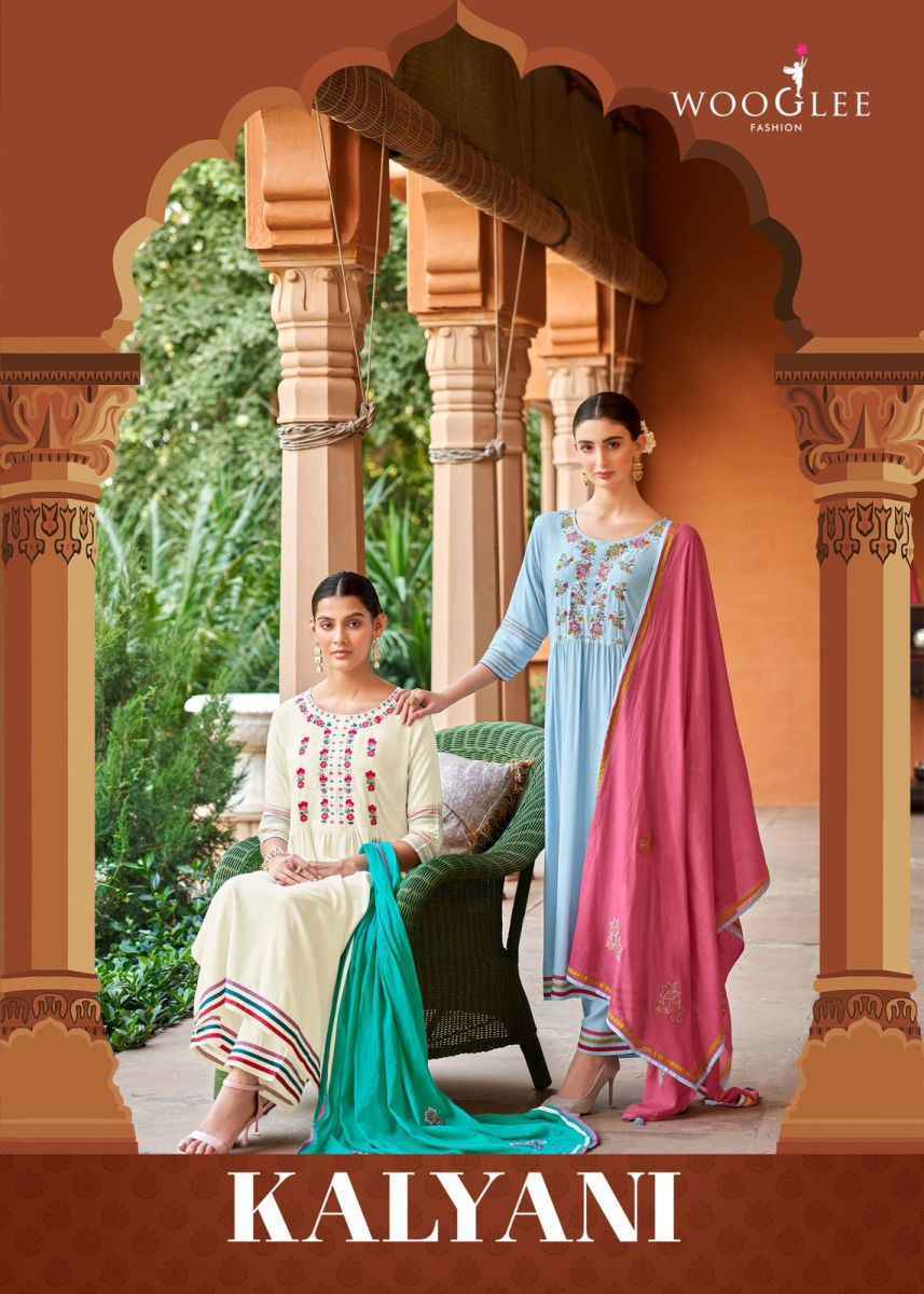 Wooglee Kalyani Rayon Kurti Combo 4 pcs Catalogue
