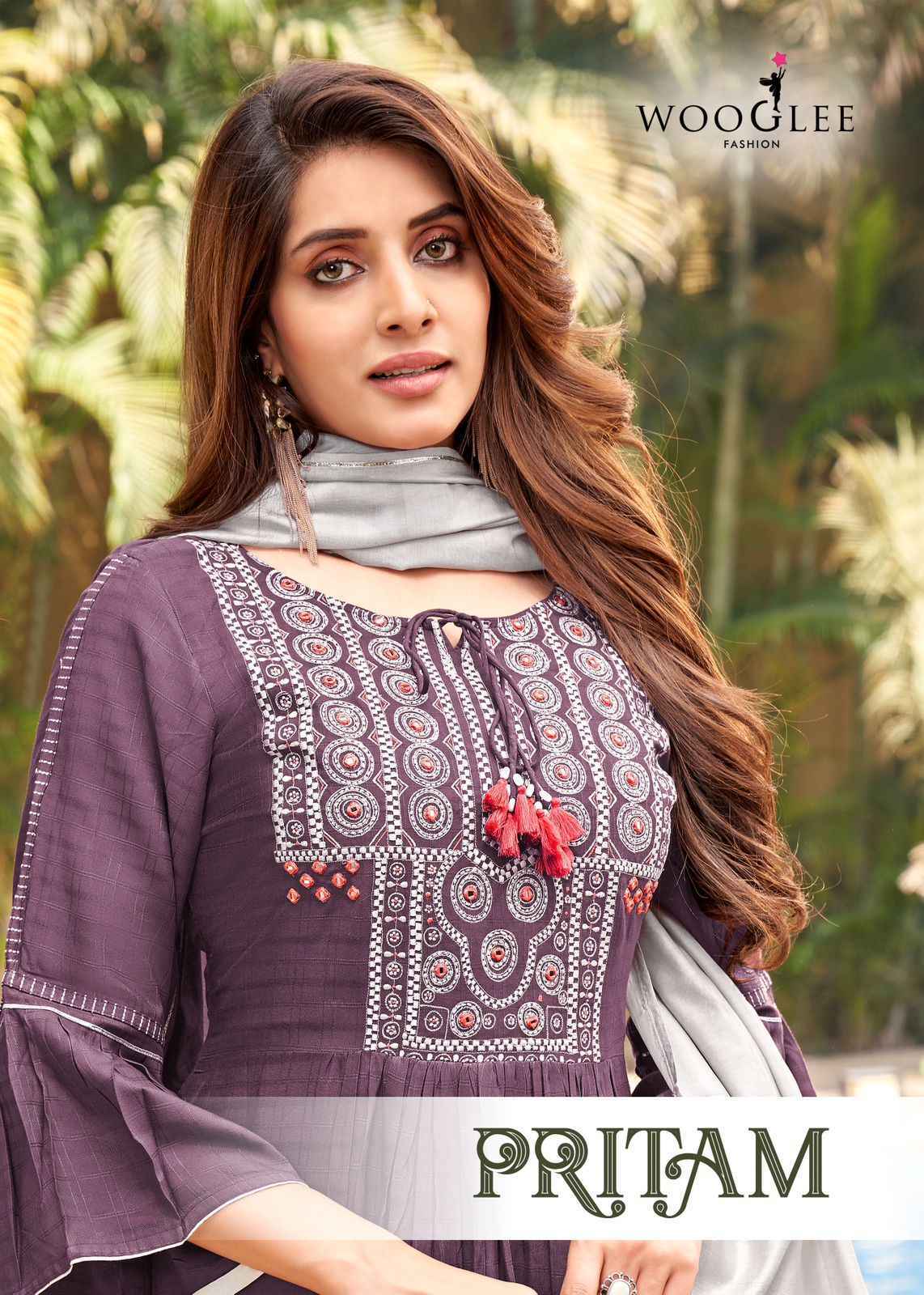 Wooglee Pritam Readymade Rayon Weaving Dress 6 pcs Catalogue