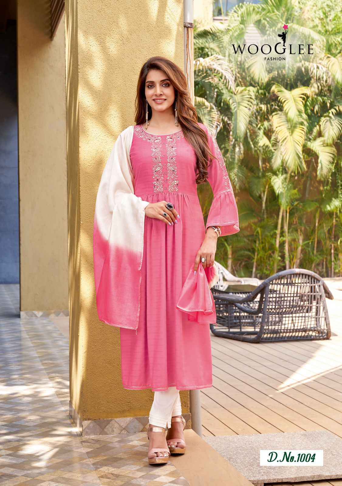 Wooglee Pritam Readymade Rayon Weaving Dress 6 pcs Catalogue