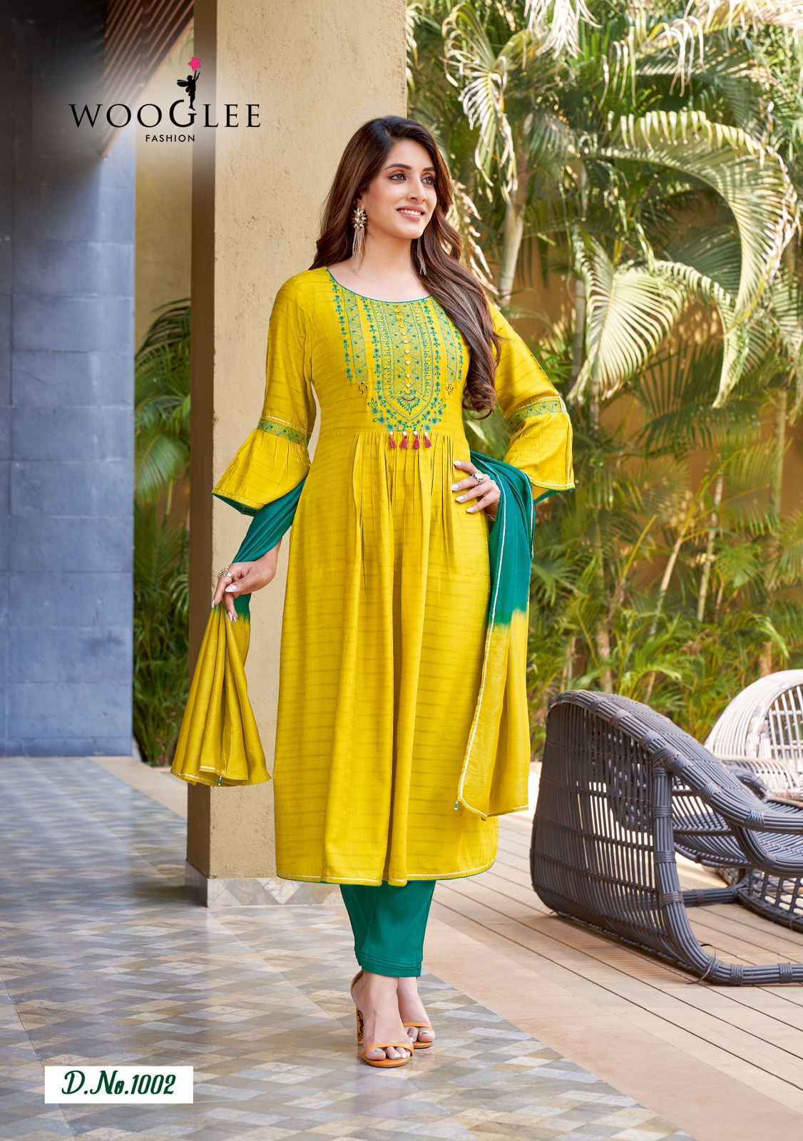 Wooglee Pritam Readymade Rayon Weaving Dress 6 pcs Catalogue
