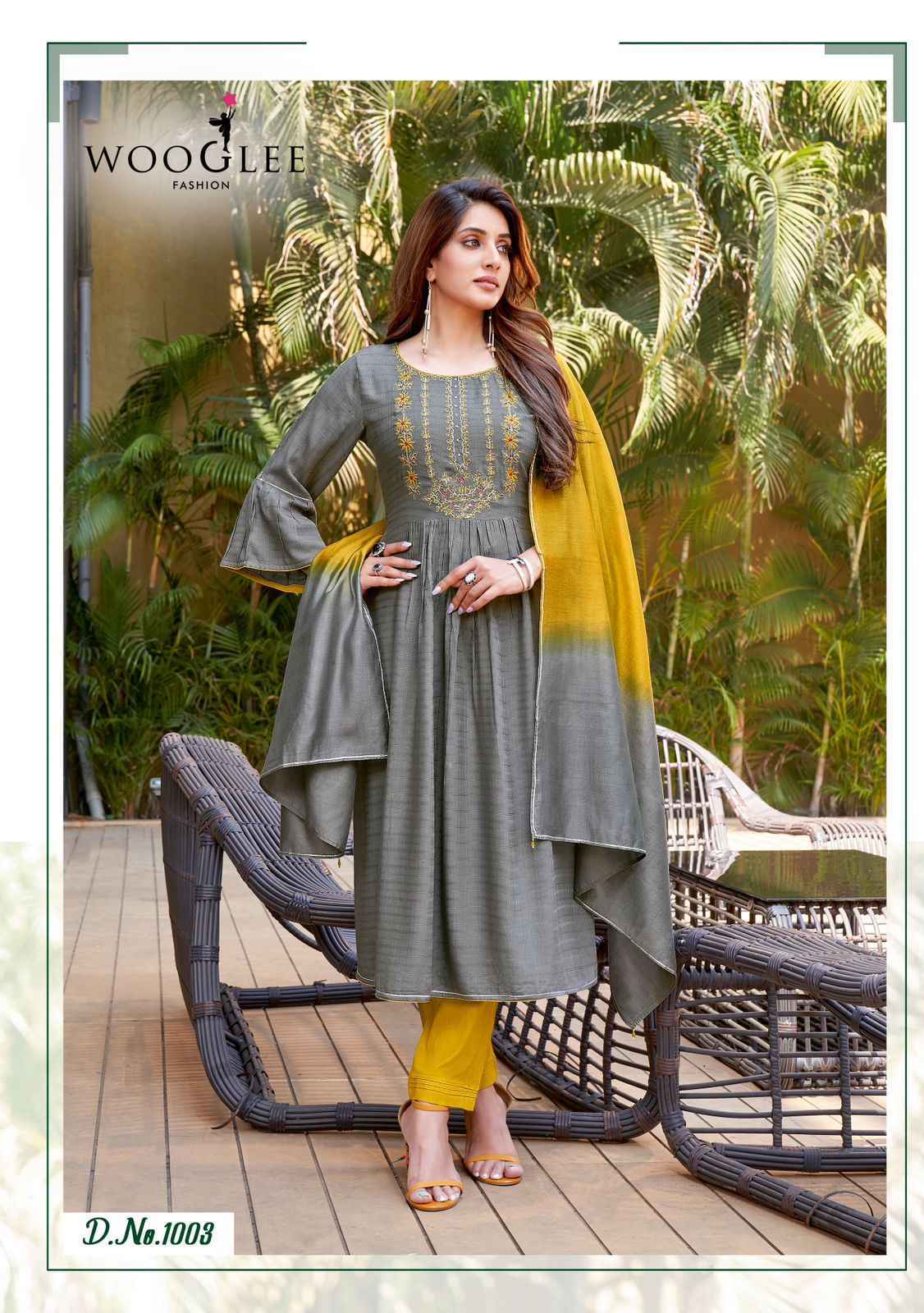 Wooglee Pritam Readymade Rayon Weaving Dress 6 pcs Catalogue