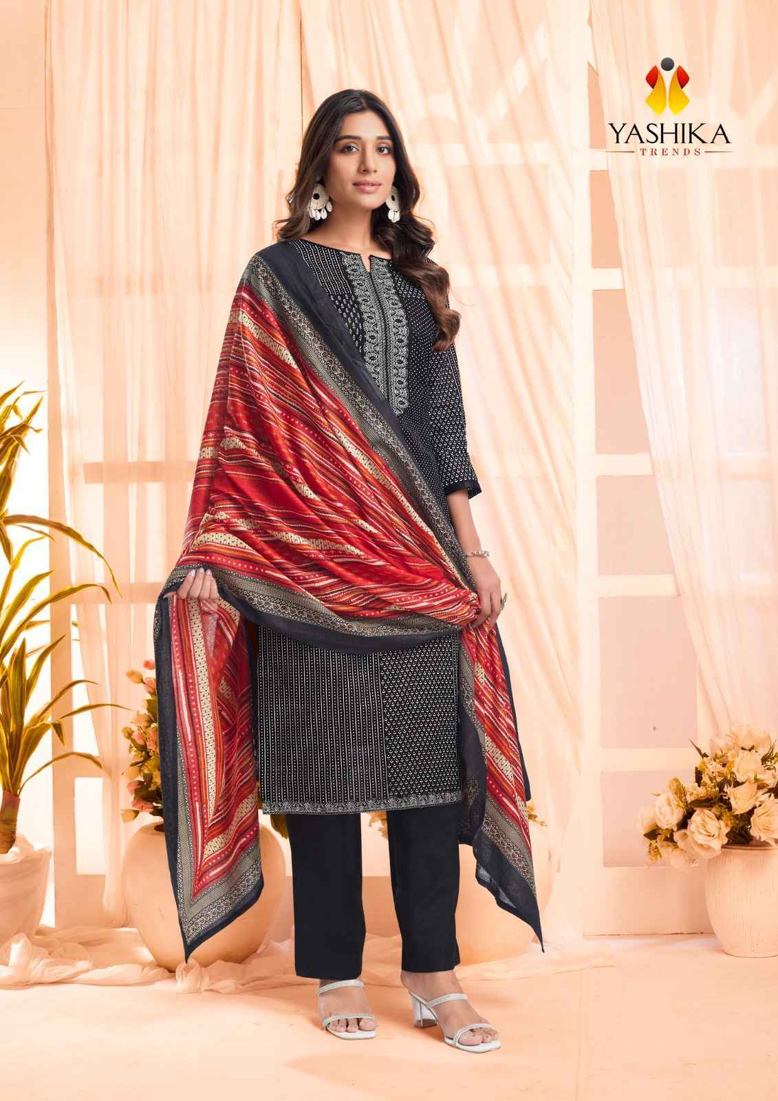 Yashika Trends Erina Heavy Cotton Dress Material 8 pcs Catalogue