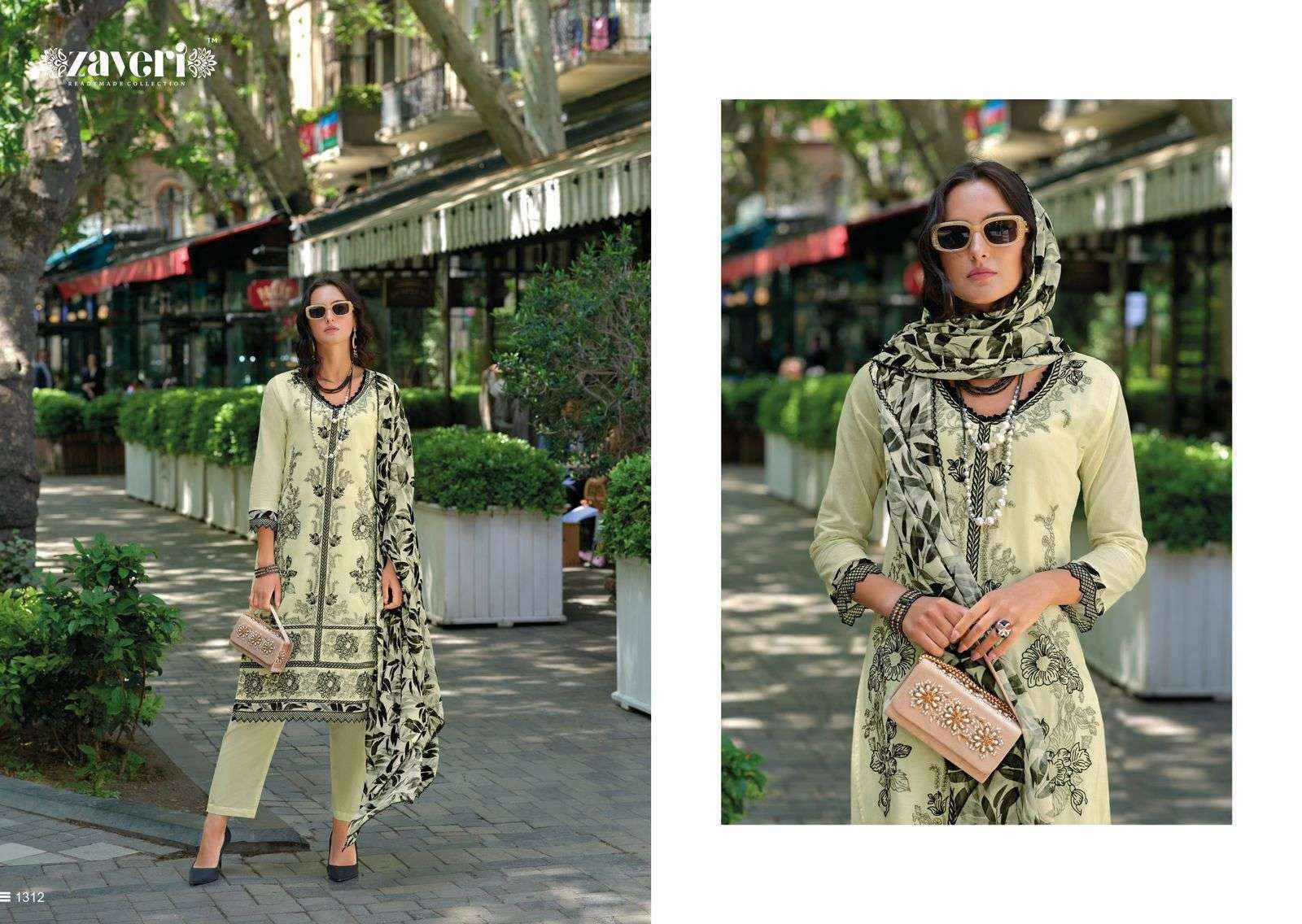 Zaveri Taish Vol 1 Cotton Kurti Combo 2 pcs Catalogue