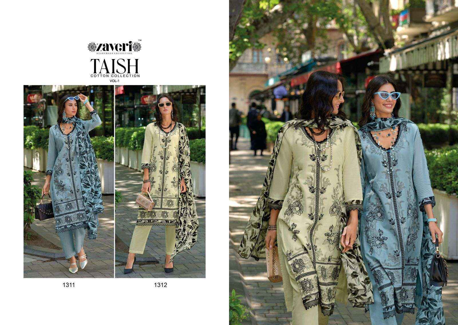 Zaveri Taish Vol 1 Cotton Kurti Combo 2 pcs Catalogue
