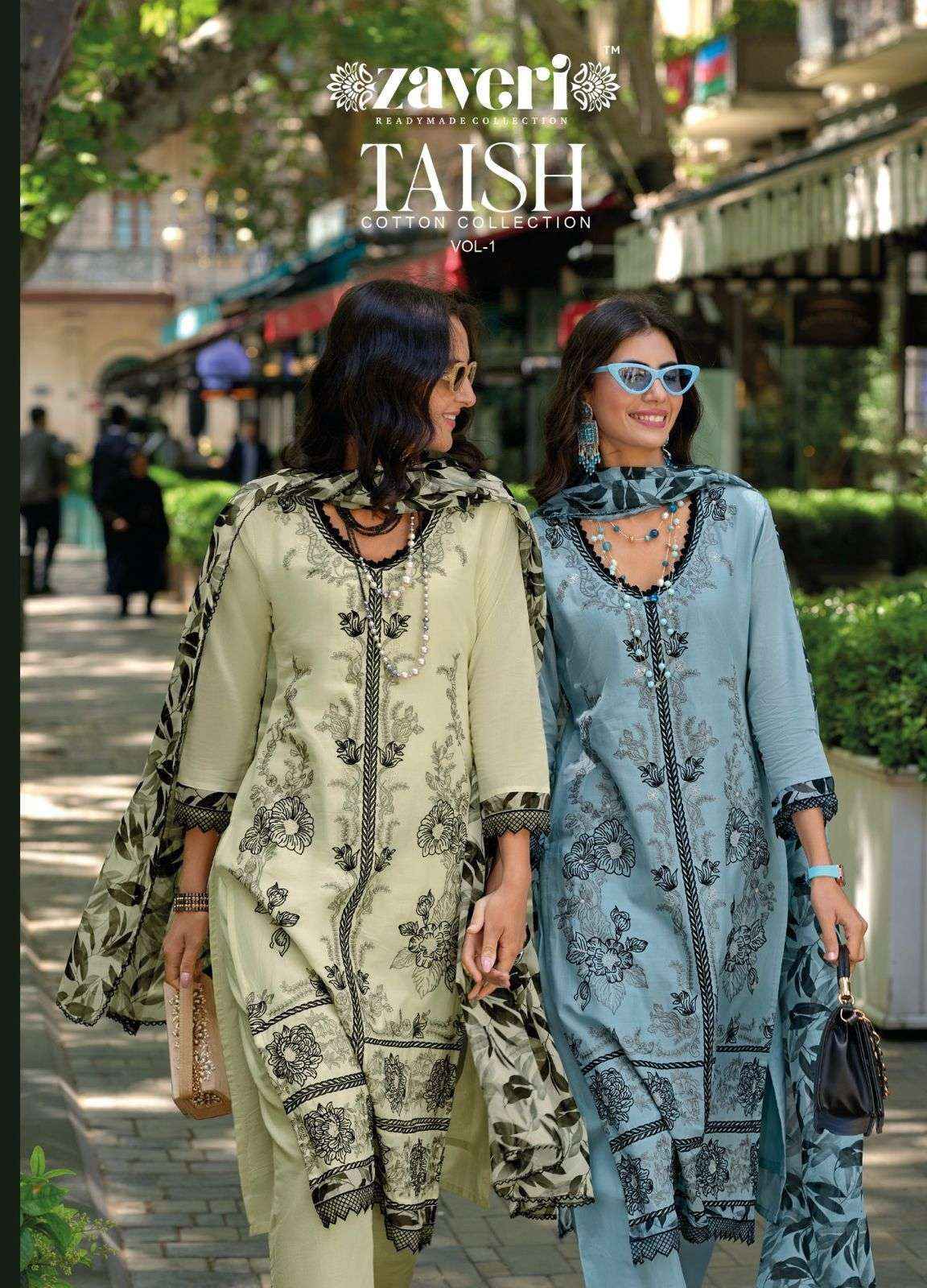 Zaveri Taish Vol 1 Cotton Kurti Combo 2 pcs Catalogue