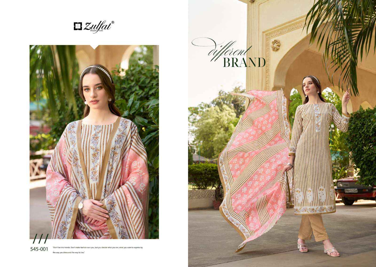 Zulfat Farhana Vol 5 Cotton Dress Material 8 pcs Catalogue