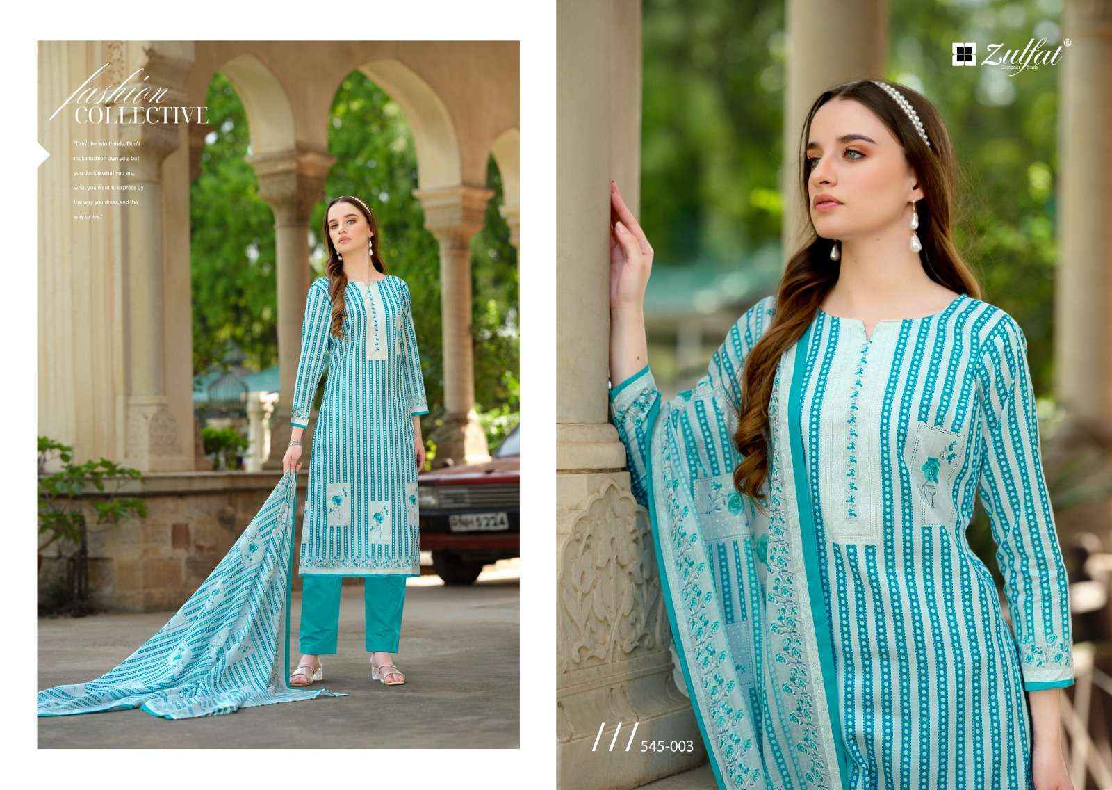 Zulfat Farhana Vol 5 Cotton Dress Material 8 pcs Catalogue