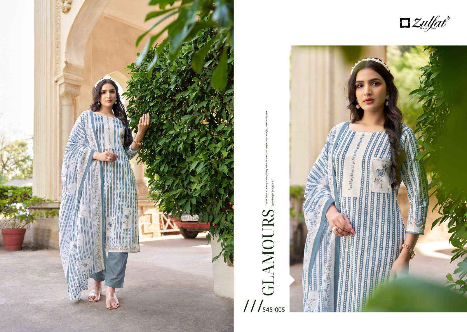 Zulfat Farhana Vol 5 Cotton Dress Material 8 pcs Catalogue
