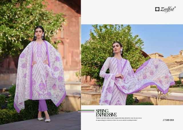 Zulfat Farhana Vol 6 Cotton Dress Material 8 pcs Catalogue