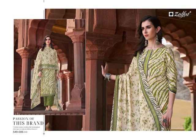 Zulfat Nazrana Vol 2 Cotton Dress Material 8 pcs Catalogue