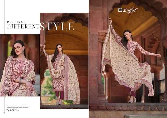 Zulfat Nazrana Vol 2 Cotton Dress Material 8 pcs Catalogue