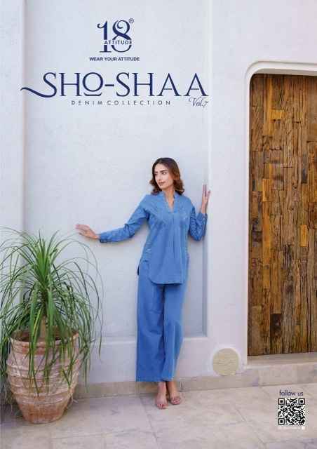 18 Attitude Sho Shaa Vol 7 Denim Cord Set 7 pcs Catalogue