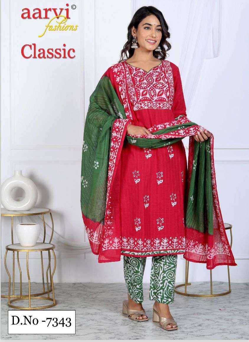 Aarvi Fashion Classic Vol 6 Cotton Dress Material 8 pcs Catalogue