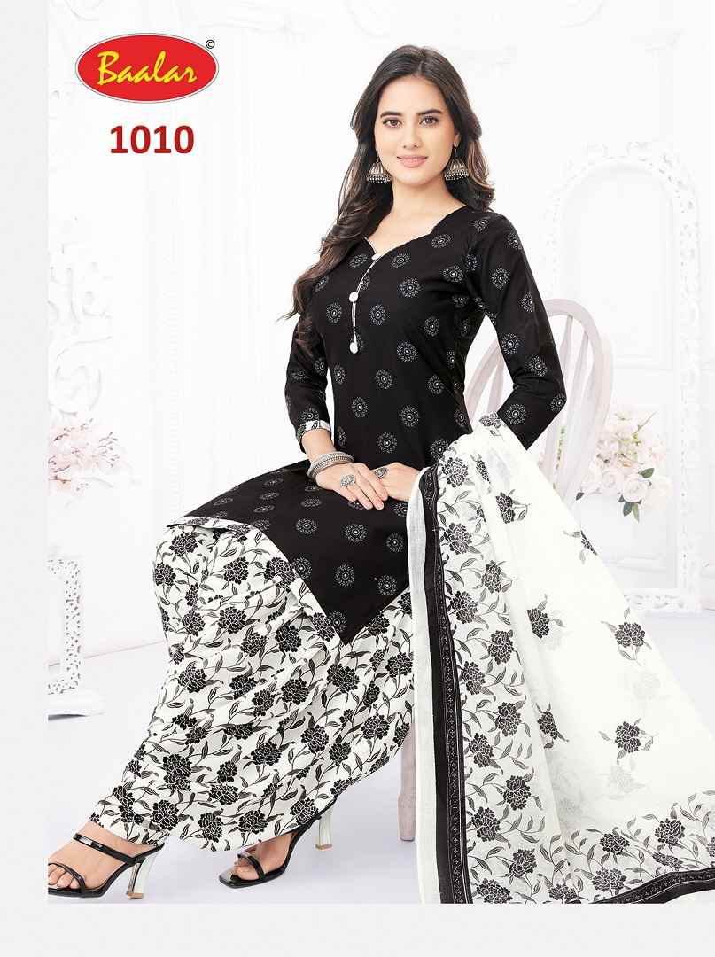 Baalar Colours Cotton Dress Material 6 pcs Catalogue