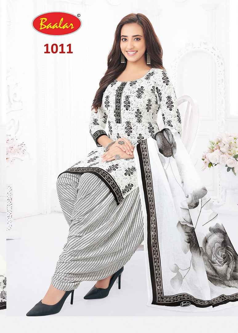 Baalar Colours Cotton Dress Material 6 pcs Catalogue