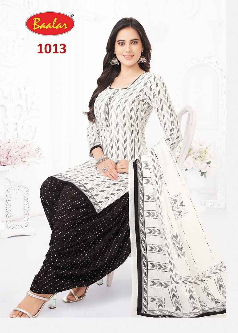 Baalar Colours Cotton Dress Material 6 pcs Catalogue