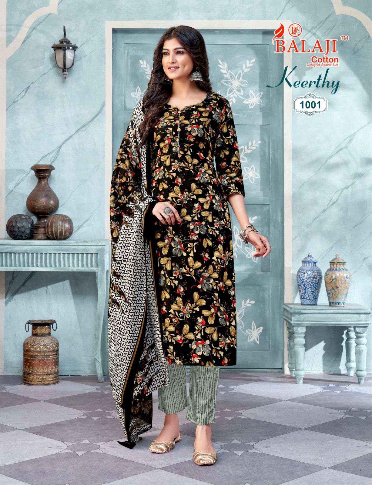 Balaji Keerthy Vol 1 Cotton Kurti Combo 12 pcs Catalogue