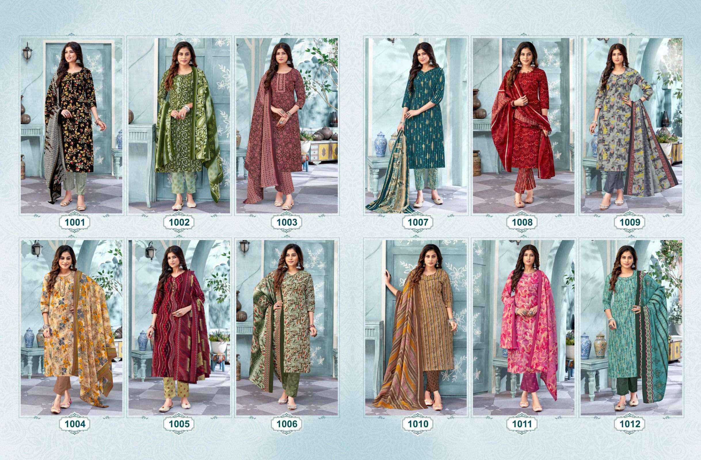 Balaji Keerthy Vol 1 Cotton Kurti Combo 12 pcs Catalogue