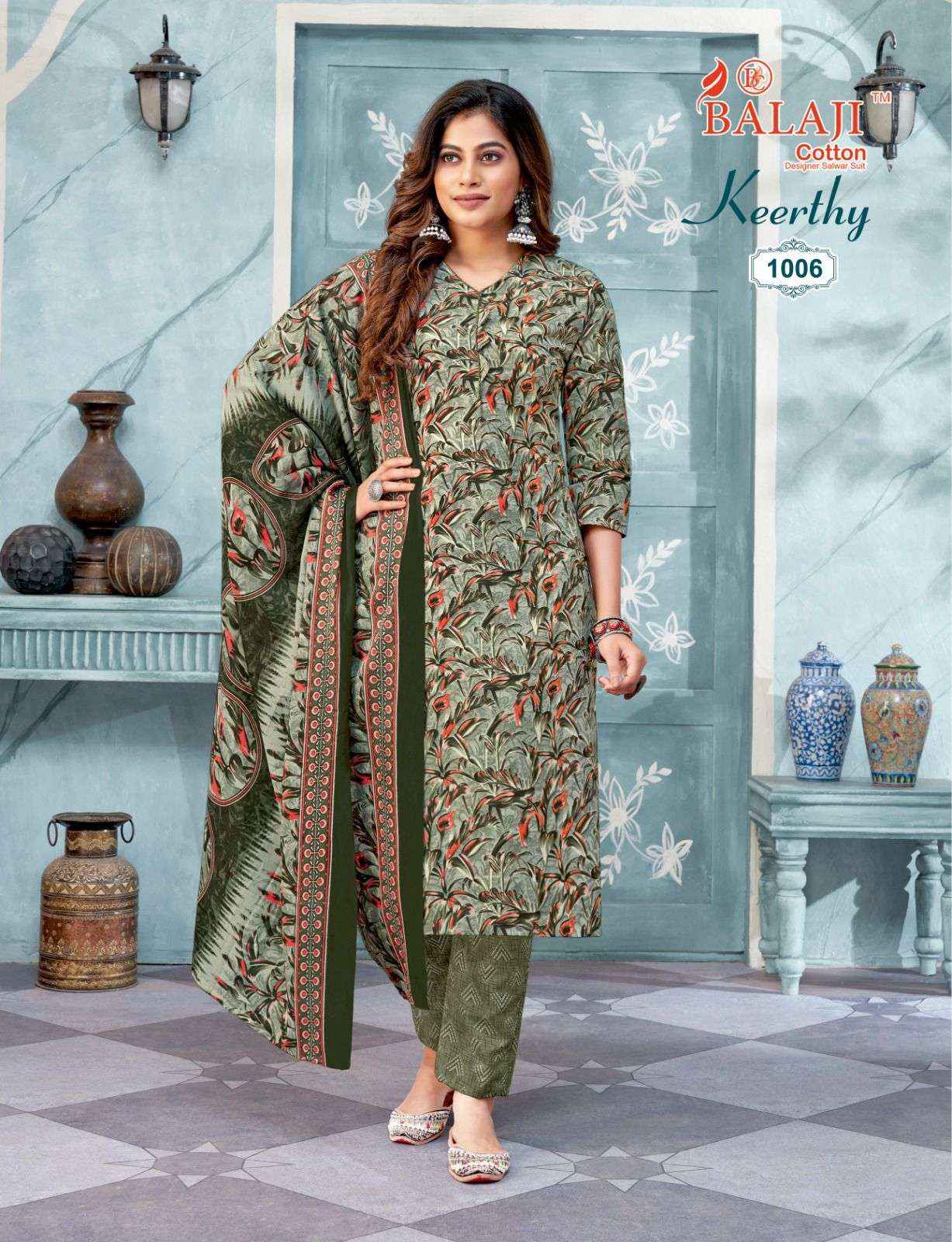 Balaji Keerthy Vol 1 Cotton Kurti Combo 12 pcs Catalogue