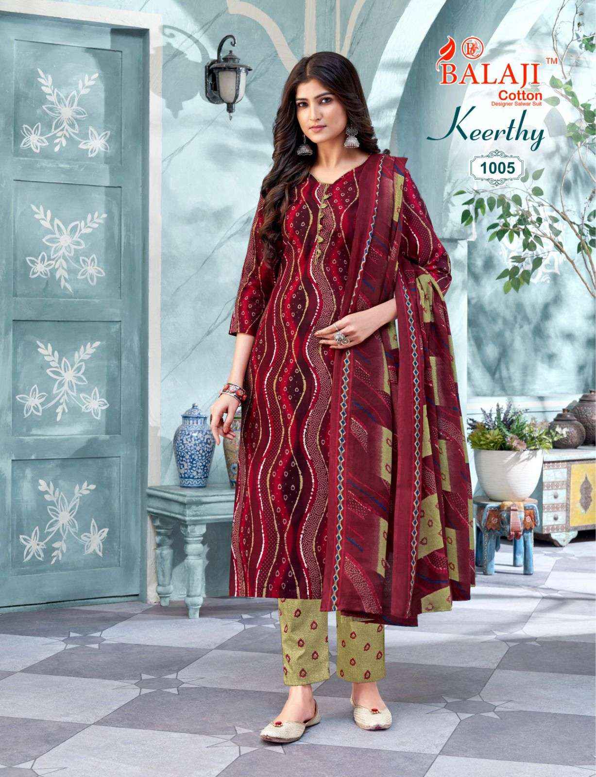 Balaji Keerthy Vol 1 Cotton Kurti Combo 12 pcs Catalogue