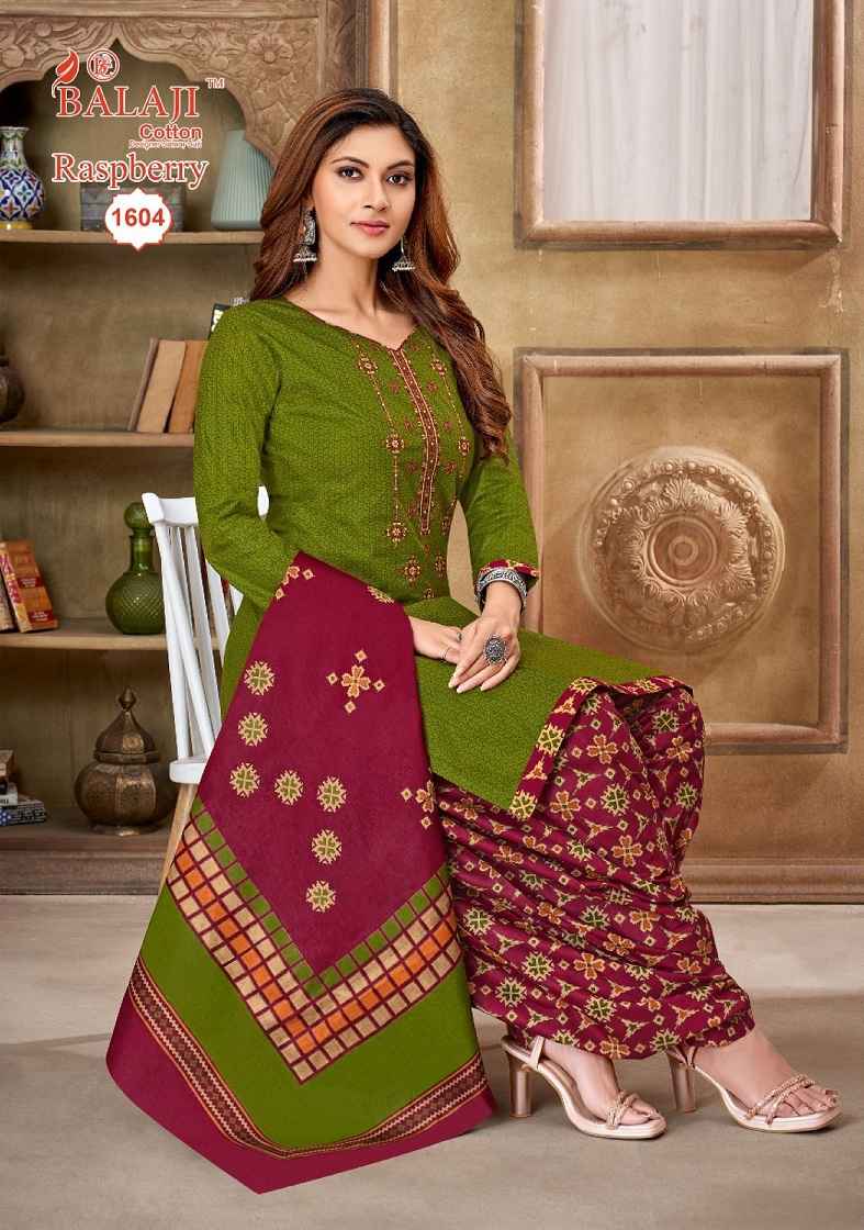 Balaji Raspberry Vol 16 Cotton Dress Material 12 pcs Catalogue