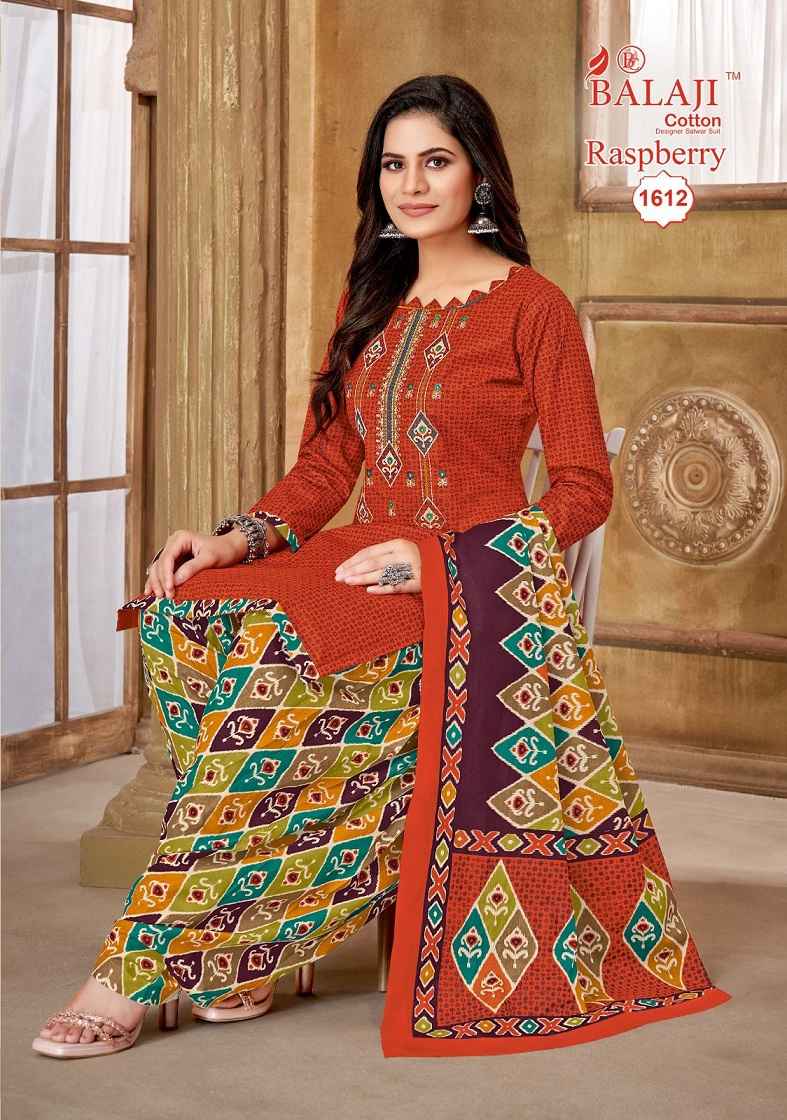 Balaji Raspberry Vol 16 Cotton Dress Material 12 pcs Catalogue