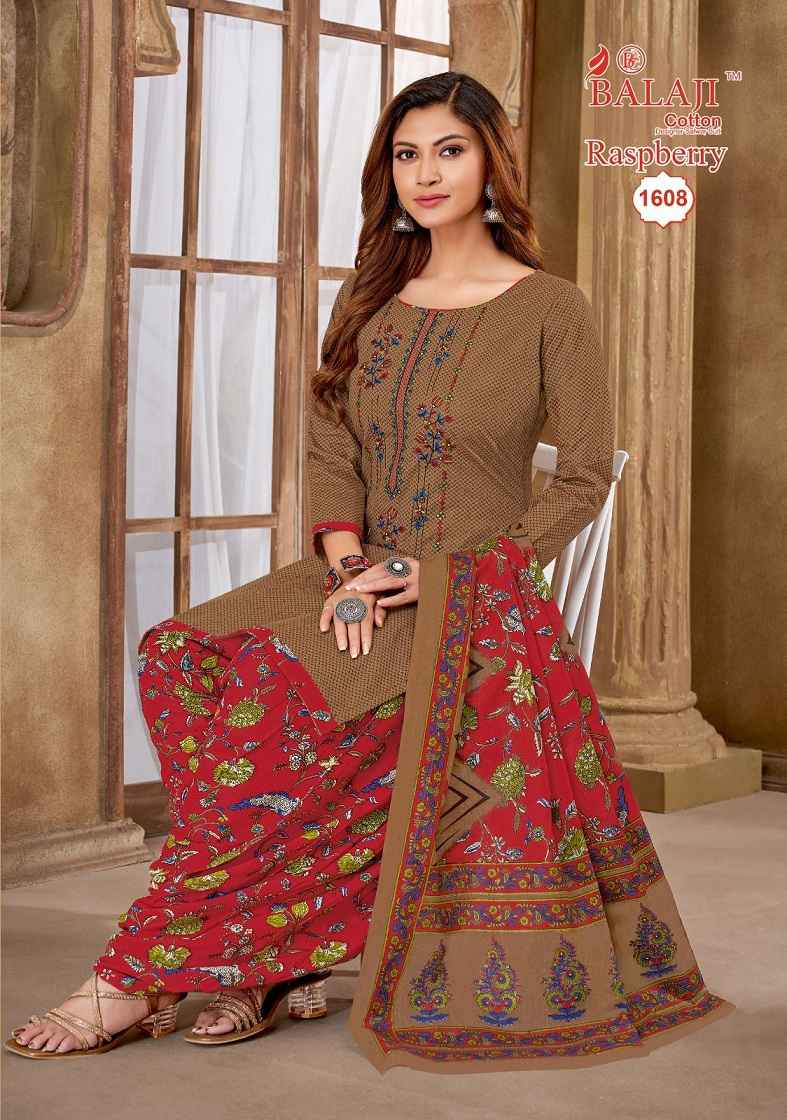 Balaji Raspberry Vol 16 Cotton Dress Material 12 pcs Catalogue