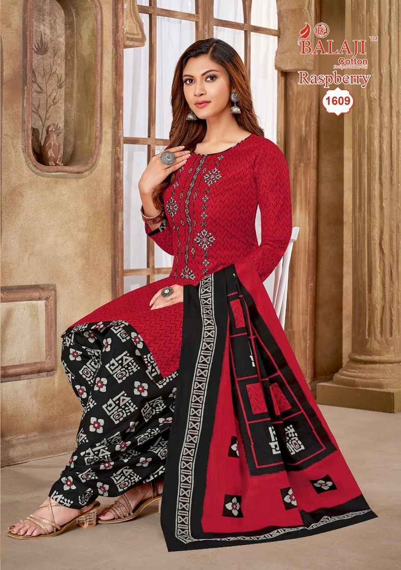 Balaji Raspberry Vol 16 Cotton Dress Material 12 pcs Catalogue