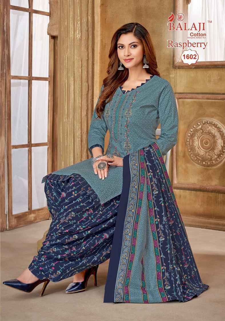 Balaji Raspberry Vol 16 Cotton Dress Material 12 pcs Catalogue