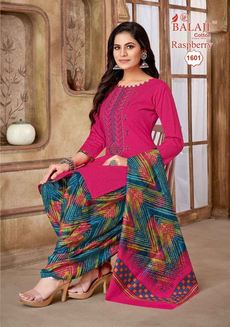 Balaji Raspberry Vol 16 Cotton Dress Material 12 pcs Catalogue