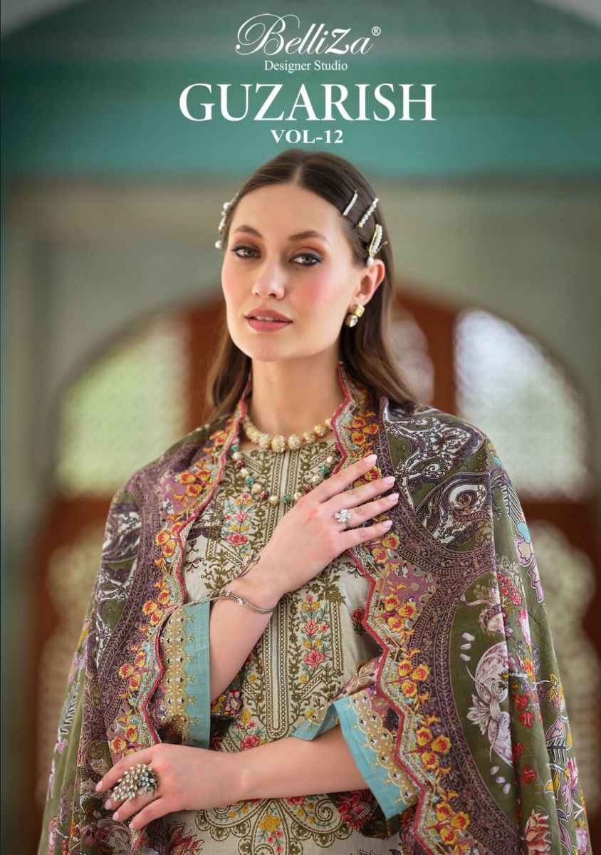Belliza Guzarish Vol 12 Cotton Dress Material 8 pcs Catalogue