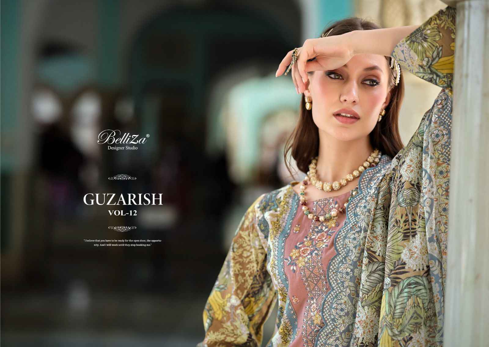 Belliza Guzarish Vol 12 Cotton Dress Material 8 pcs Catalogue