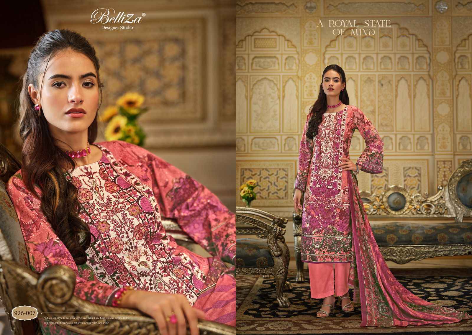 Belliza Naira Vol 55 Cotton Dress Material 8 pcs Cataloge