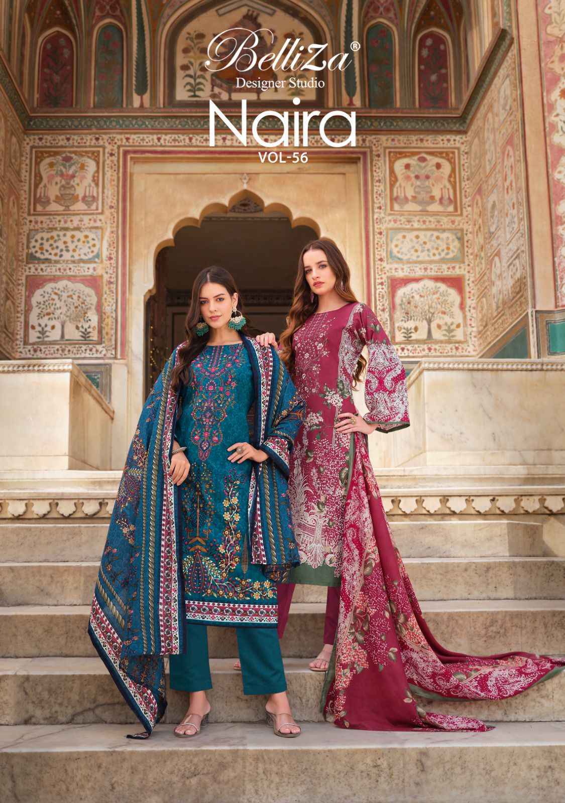 Belliza Naira Vol 56 Cotton Dress Material 8 pcs Cataloge