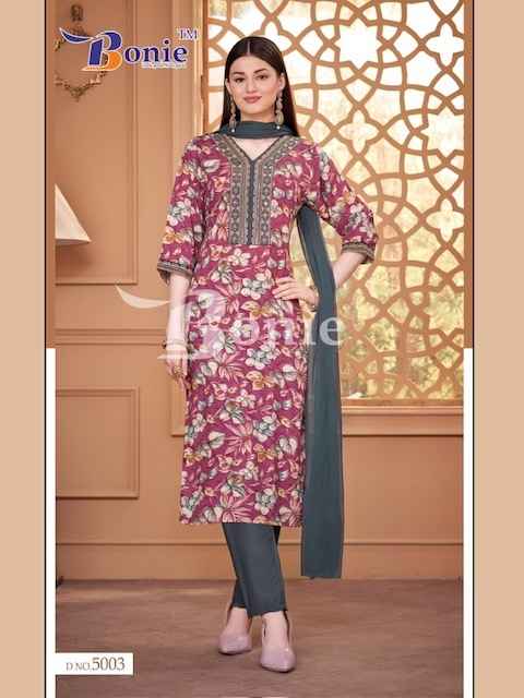 Bonie Kiara Vol 5 Rayon Kurti Combo 6 pcs Catalogue
