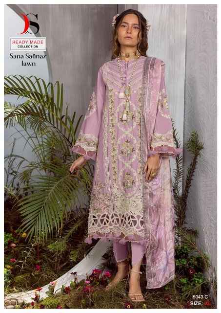 Deepsy Sana Safinaz Lawn Readymade Cotton Dress 5 pcs Catalogue