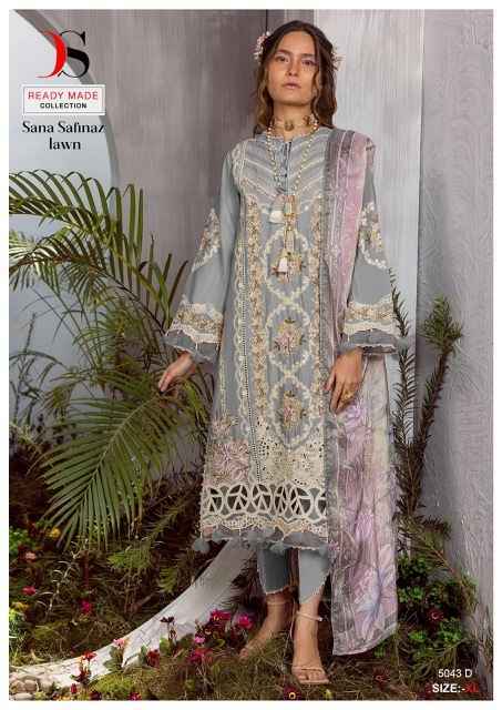 Deepsy Sana Safinaz Lawn Readymade Cotton Dress 5 pcs Catalogue