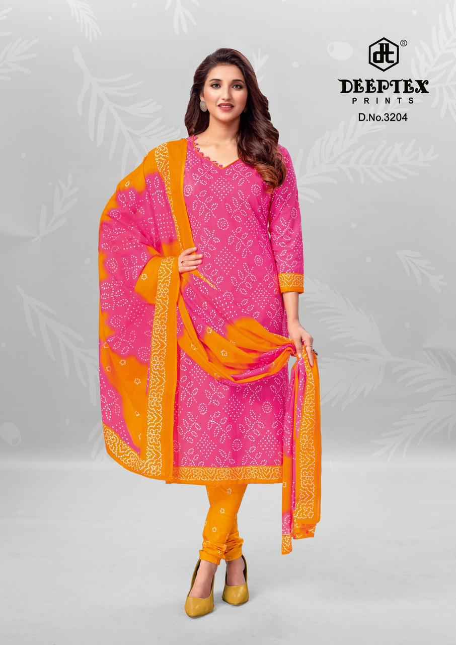Chunri print dress material cheap