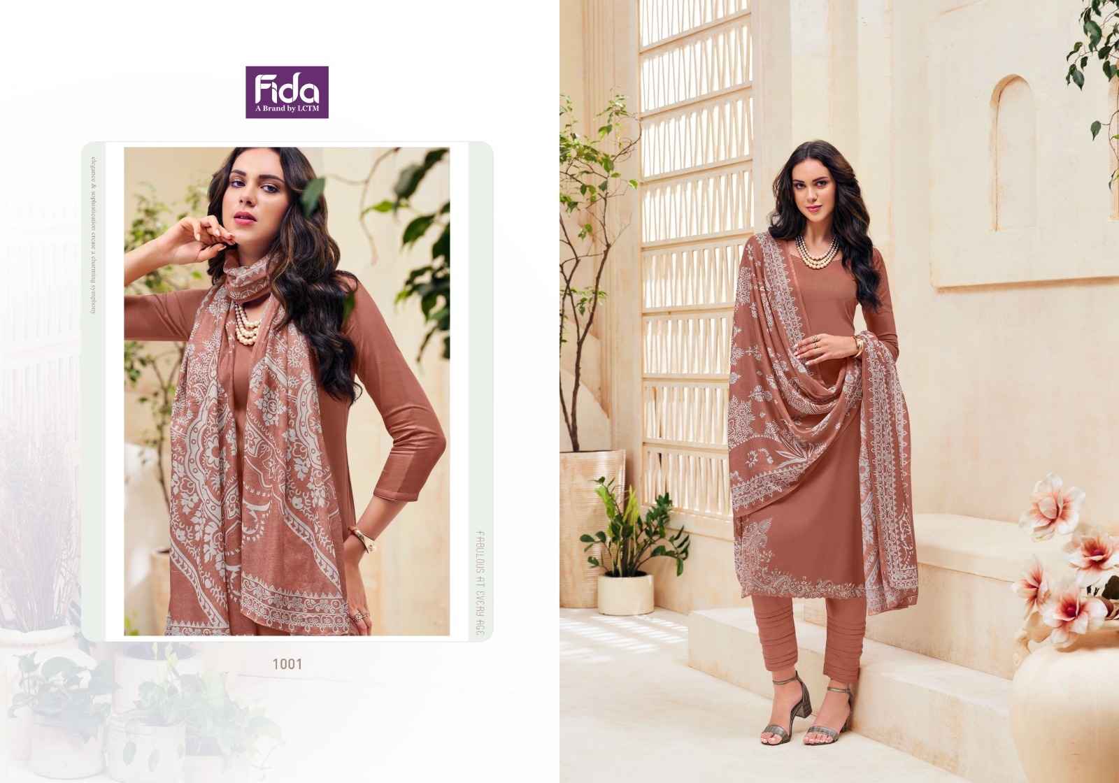 Fida Avyana Cotton Dress Material 6 pcs Catalogue