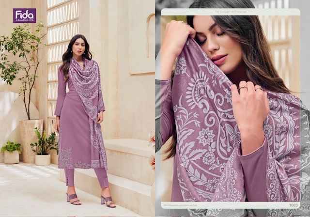 Fida Avyana Cotton Dress Material 6 pcs Catalogue