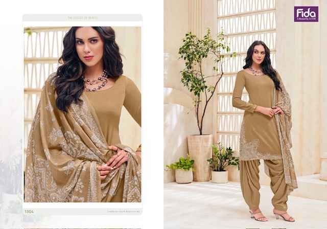 Fida Avyana Cotton Dress Material 6 pcs Catalogue