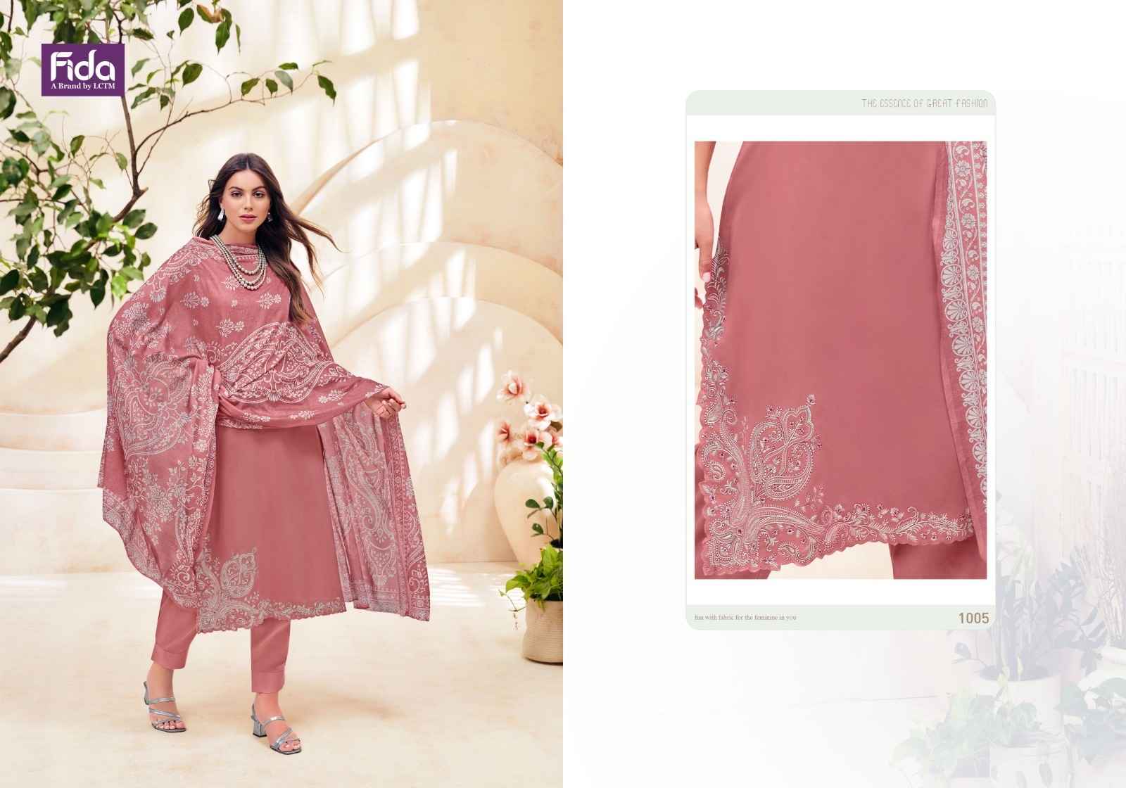 Fida Avyana Cotton Dress Material 6 pcs Catalogue