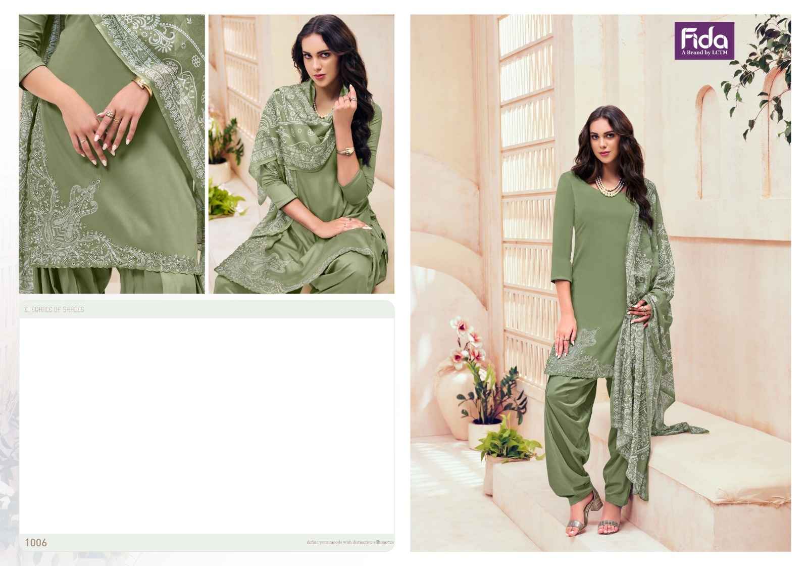 Fida Avyana Cotton Dress Material 6 pcs Catalogue