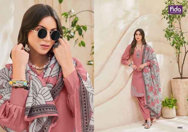 Fida Keeva Cotton Dress Material 6 pcs Catalogue