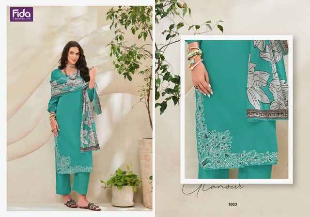 Fida Keeva Cotton Dress Material 6 pcs Catalogue